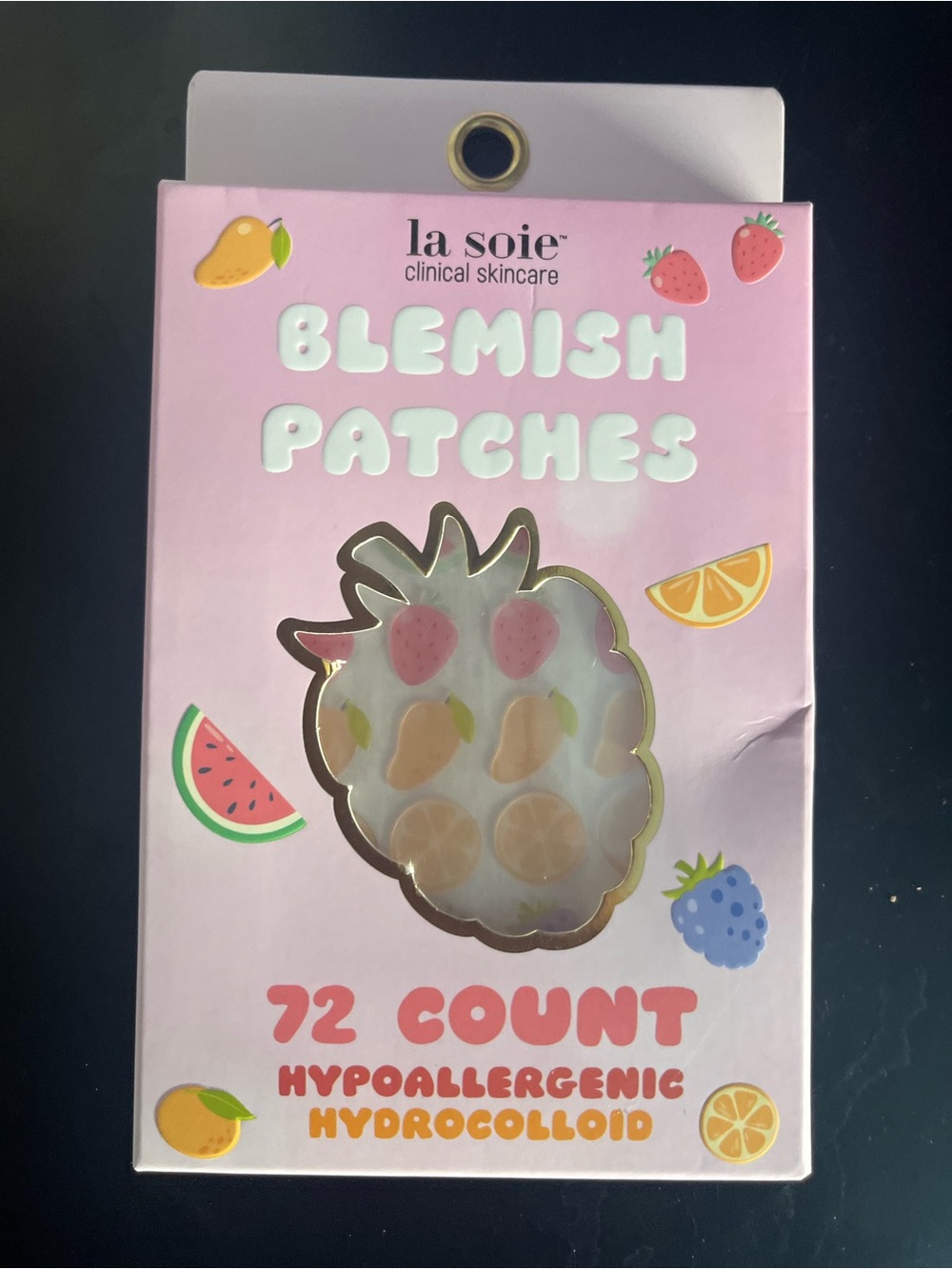 La Soie clinical skincare hypoallergenic hydrocolloid pimple patches fruit